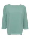 Kangra Cashmere Girocoll In Green