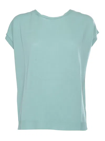 Kangra Knit T-shirt In Light Blue