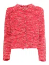 Kangra Cashmere Jacket In Red