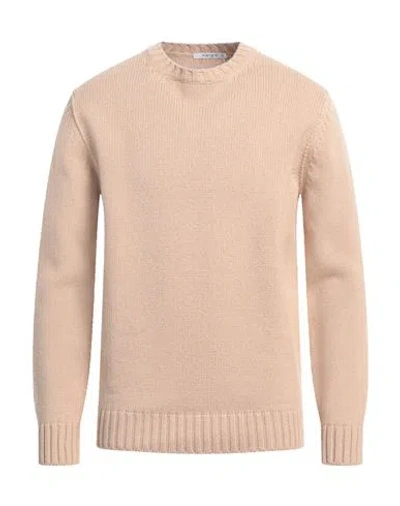 Kangra Cashmere Kangra Man Sweater Beige Size 44 Wool In Beige