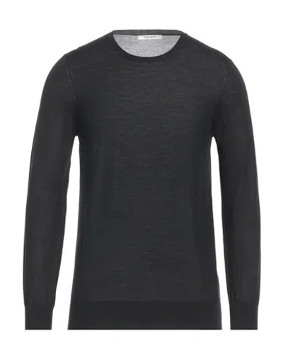 Kangra Cashmere Kangra Man Sweater Black Size 38 Merino Wool In Black