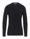 Kangra Cashmere Kangra Man Sweater Midnight Blue Size 40 Wool In Black