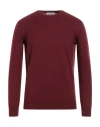 Kangra Man Sweater Burgundy Size 40 Cashmere In Red