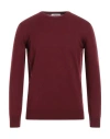 Kangra Cashmere Kangra Man Sweater Burgundy Size 40 Cashmere In Red