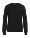 Kangra Man Sweater Dark Brown Size 44 Wool, Silk, Cashmere