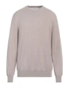 Kangra Cashmere Kangra Man Sweater Grey Size 44 Wool, Silk, Cashmere In Grey