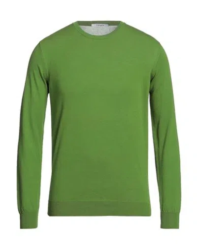 Kangra Cashmere Kangra Man Sweater Green Size 44 Cotton