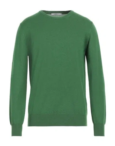 Kangra Man Sweater Green Size 46 Wool, Silk, Cashmere