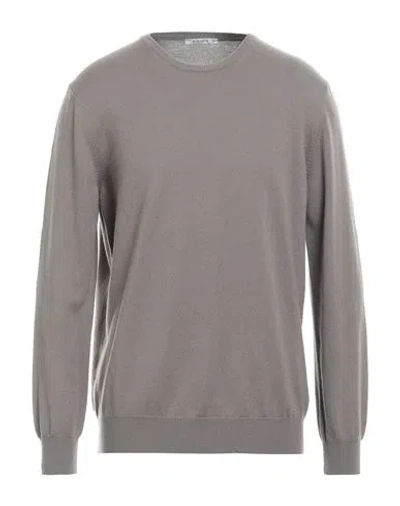Kangra Cashmere Kangra Man Sweater Grey Size 44 Wool, Silk, Cashmere