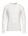 Kangra Man Sweater Ivory Size 44 Wool In White