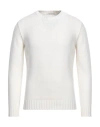 Kangra Cashmere Kangra Man Sweater Ivory Size 44 Wool In White
