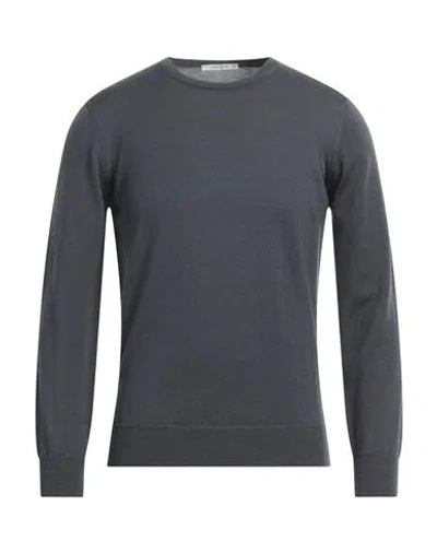 Kangra Cashmere Kangra Man Sweater Lead Size 46 Merino Wool In Grey