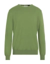 Kangra Man Sweater Light Green Size 46 Wool, Silk, Cashmere In Neutral