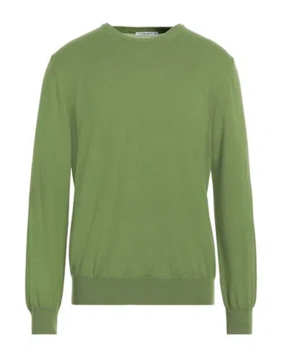 Kangra Man Sweater Light Green Size 46 Wool, Silk, Cashmere In Neutral