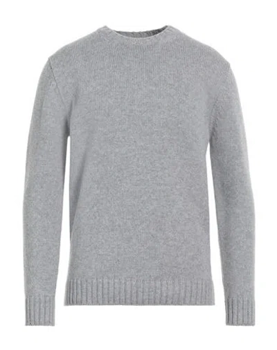 Kangra Cashmere Kangra Man Sweater Grey Size 40 Merino Wool In Grey