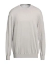 Kangra Man Sweater Light Grey Size 46 Silk, Cashmere In Gray