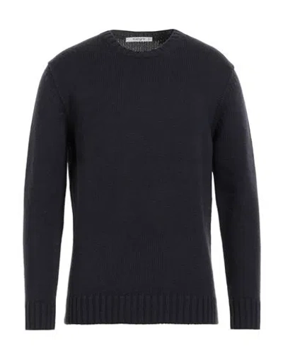 KANGRA KANGRA MAN SWEATER MIDNIGHT BLUE SIZE 42 WOOL