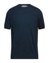 Kangra Cashmere Kangra Man Sweater Midnight Blue Size 44 Cotton