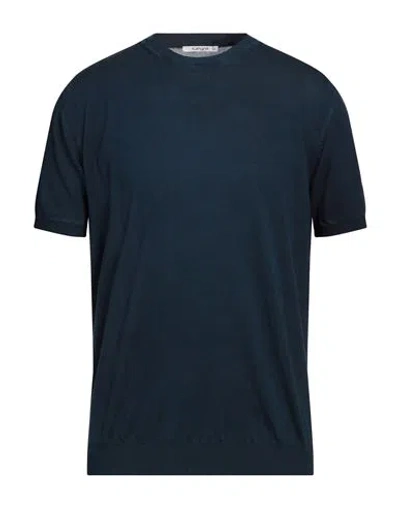 Kangra Cashmere Kangra Man Sweater Midnight Blue Size 44 Cotton