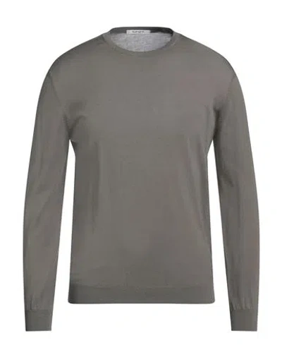 Kangra Cashmere Kangra Man Sweater Military Green Size 40 Silk, Cotton In Green