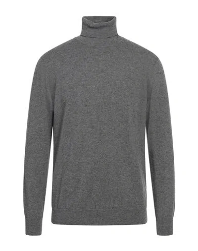 Kangra Man Turtleneck Grey Size 48 Cashmere In Gray
