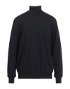 Kangra Cashmere Kangra Man Turtleneck Midnight Blue Size 50 Merino Wool