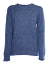 Kangra Cashmere Regular Fit Crewneck Sweater In Blue