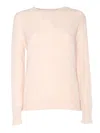 Kangra Cashmere Regular Fit Crewneck Sweater In White
