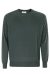 Kangra Cashmere Ribbed Crew-neck Sweater In Bosco