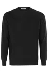Kangra Cashmere G.collo ml Cot Crepe Fin.19 In Nero