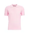 Kangra Cashmere Teddy Polo In Pink