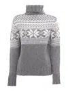 Kangra Cashmere High Neck In Grey
