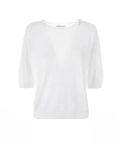 Kangra T-shirt In Bianco
