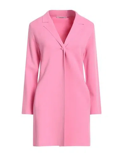 Kangra Woman Cardigan Pink Size 8 Viscose, Polyester, Elastane