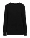 Kangra Cashmere Kangra Woman Sweater Black Size 8 Alpaca Wool, Cotton, Polyamide, Wool, Elastane