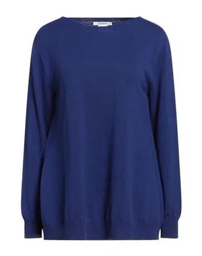 Kangra Woman Sweater Blue Size 10 Wool, Silk, Cashmere