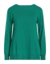 Kangra Cashmere Kangra Woman Sweater Green Size 10 Wool, Silk, Cashmere