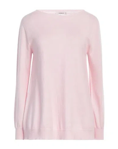 Kangra Cashmere Kangra Woman Sweater Light Pink Size 8 Wool, Silk, Cashmere