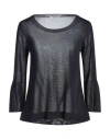 Kangra Cashmere Kangra Woman Sweater Midnight Blue Size 4 Viscose, Nylon