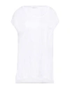 Kangra Woman T-shirt White Size 8 Linen