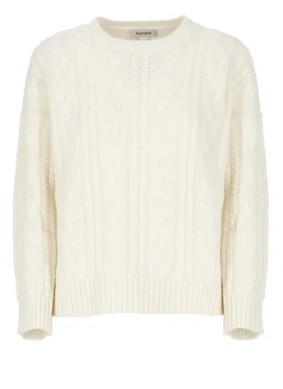 Kangra Wool Jumper In White