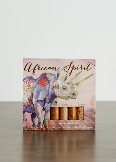 Kanju Interiors African Spirit Spice Gift Box Set In Brown