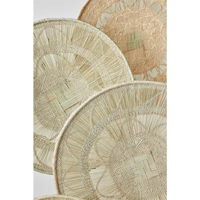 Kanju Interiors Binga Lace Blonde Basket In Neutral