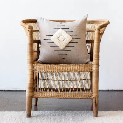 Kanju Interiors Khanya Throw Pillow In Brown