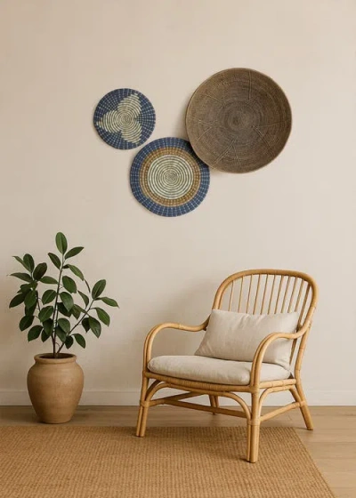 Kanju Interiors Maua Coastal Table Mats In Nude