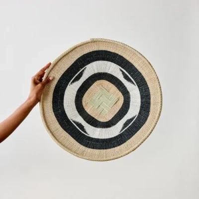 Kanju Interiors Nolyia Black Flat Basket