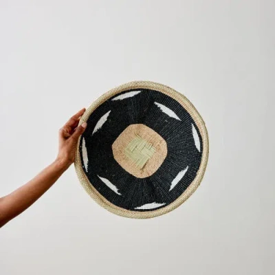 Kanju Interiors Nolyia Black Flat Basket