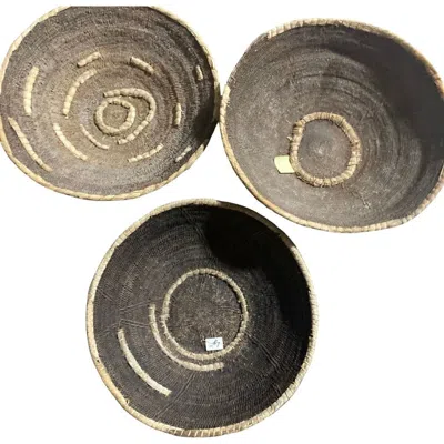 Kanju Interiors Old Makenge Bowl In Black