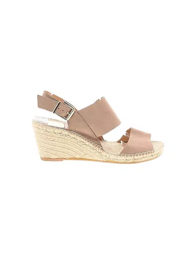 Pre-owned Kanna Spain Wedges In Brown