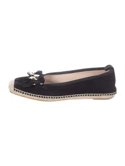 Pre-owned Kanna Suede Espadrilles In Blue
